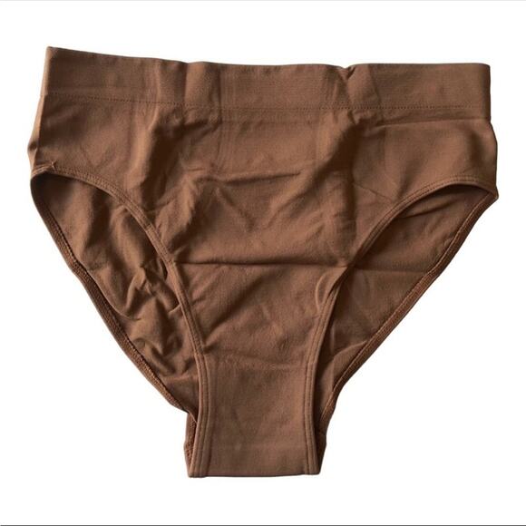 Pretty Polly NIP Eco Wear Sustainable Seamfree Basic Briefs Panty Cinnamon SM - Picture 8 of 14